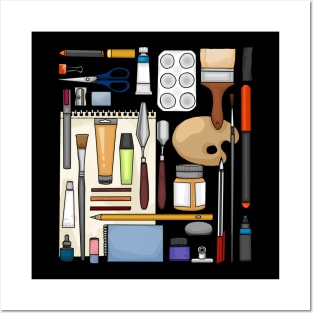 Art supplies for everyone Posters and Art